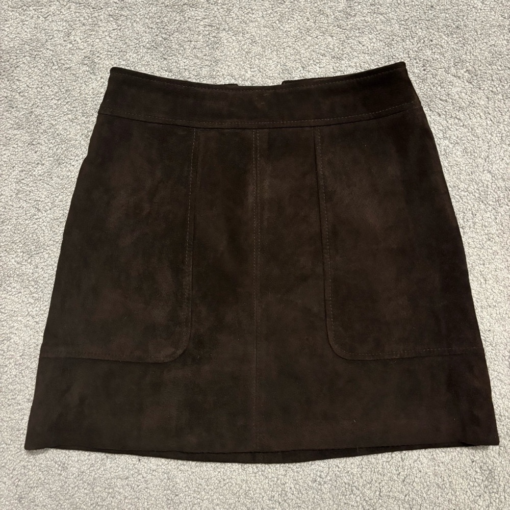 [LIKE NEW] H&M - Suede Mini Skirt